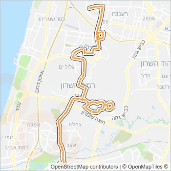 525 Bus Line Map