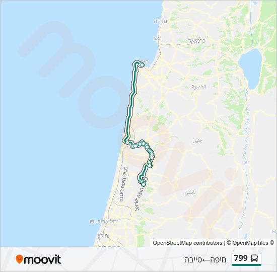799 Bus Line Map