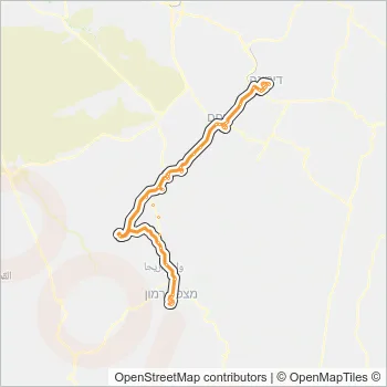 55 Bus Line Map