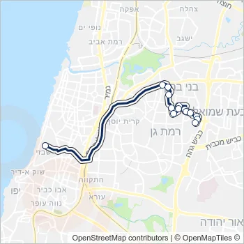 954 Bus Line Map