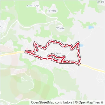 2 Bus Line Map