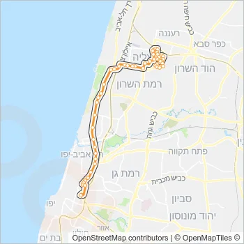 501 Bus Line Map