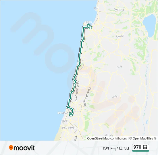 970 Bus Line Map