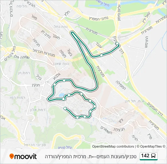 142 Bus Line Map