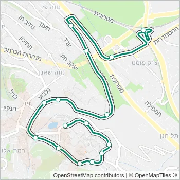 142 Bus Line Map