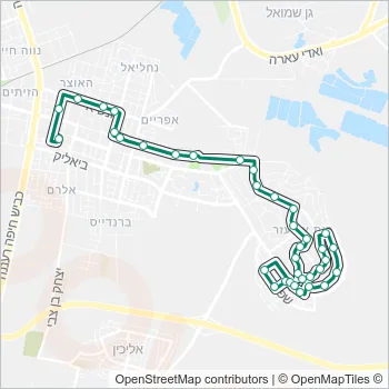 14 Bus Line Map