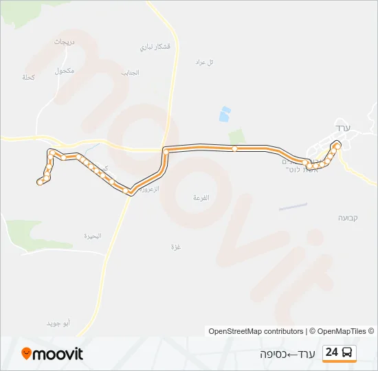 24 Bus Line Map