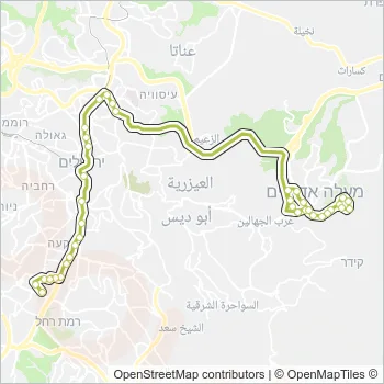 125 Bus Line Map