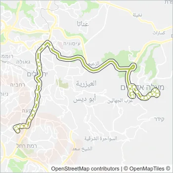 125 Bus Line Map
