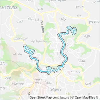 740 Bus Line Map