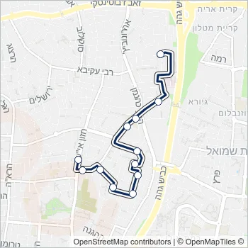932 Bus Line Map