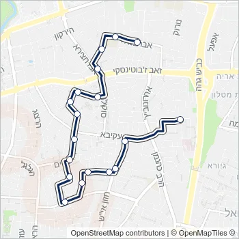932 Bus Line Map