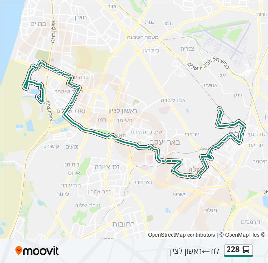 228 Bus Line Map