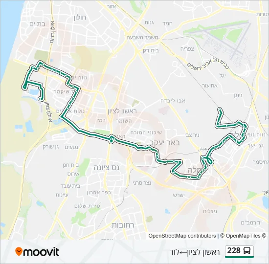 228 Bus Line Map