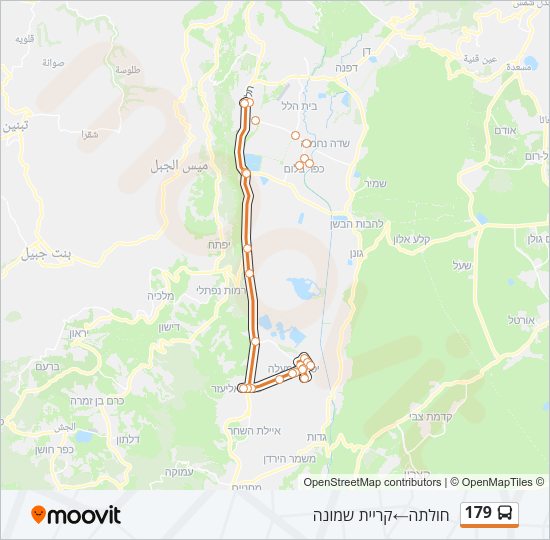 179 Bus Line Map
