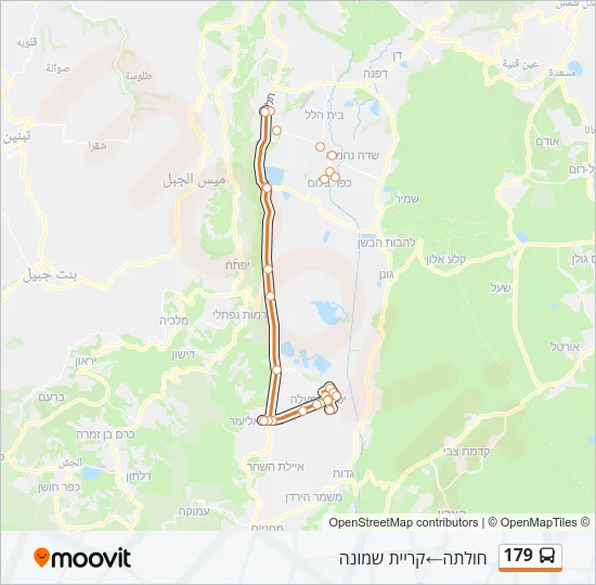179 Bus Line Map