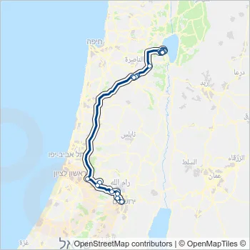 859 Bus Line Map