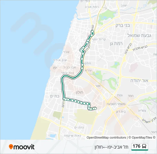 176 Bus Line Map