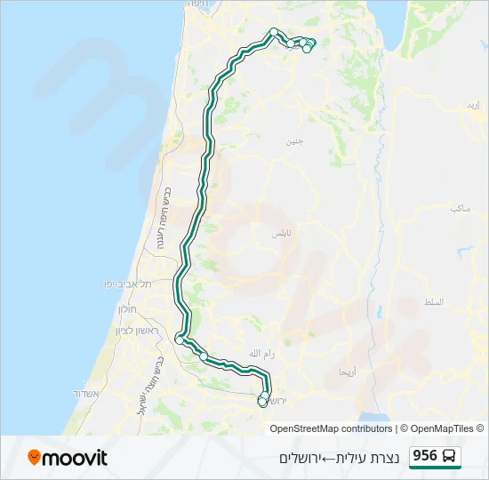 956 Bus Line Map