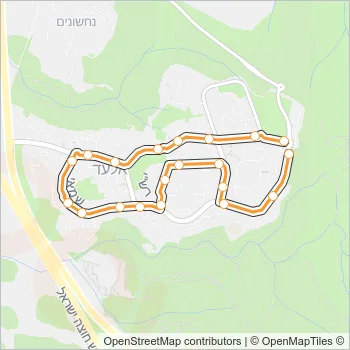 4 Bus Line Map