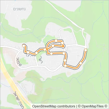 5א Bus Line Map
