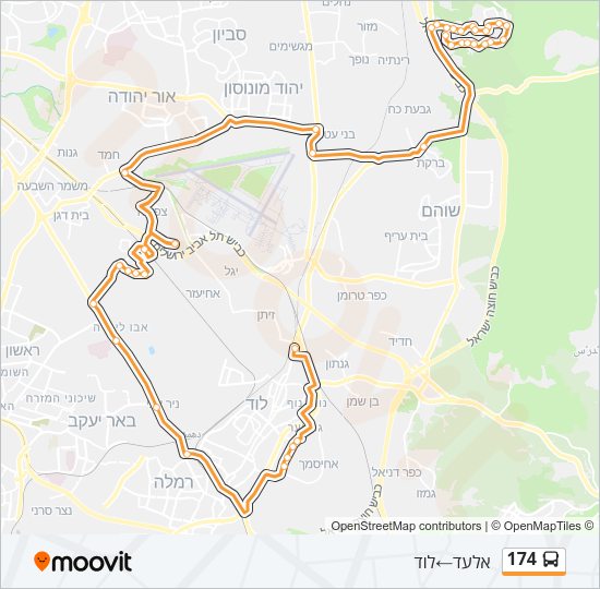 174 Bus Line Map