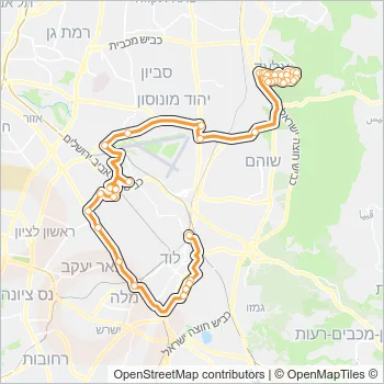 174 Bus Line Map