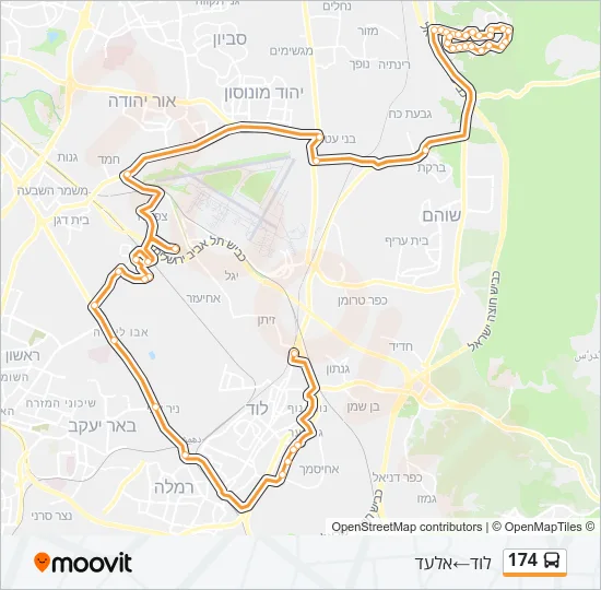 174 Bus Line Map