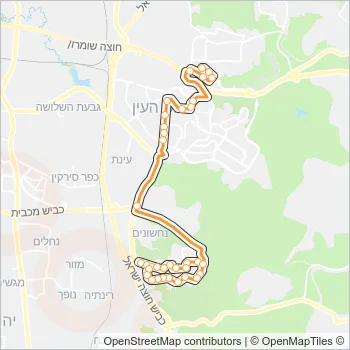 176 Bus Line Map