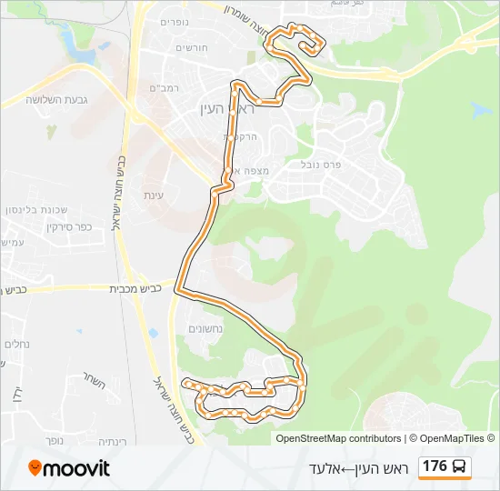 176 Bus Line Map