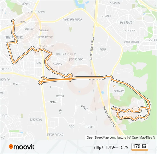 179 Bus Line Map