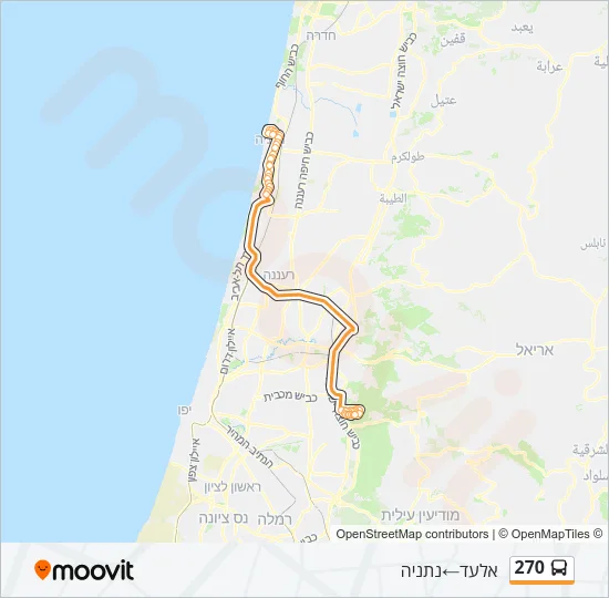 270 Bus Line Map