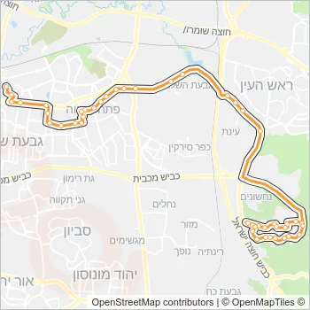 279 Bus Line Map