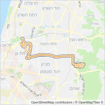 280 Bus Line Map