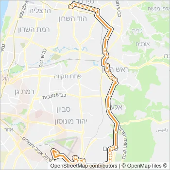 444 Bus Line Map