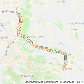 453 Bus Line Map