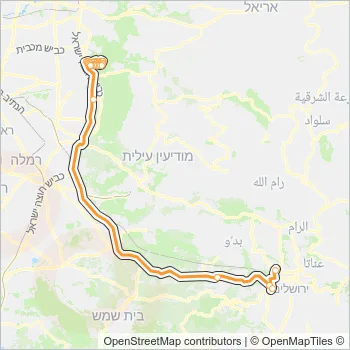 577 Bus Line Map