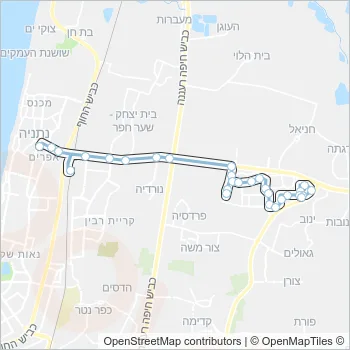 130 Bus Line Map