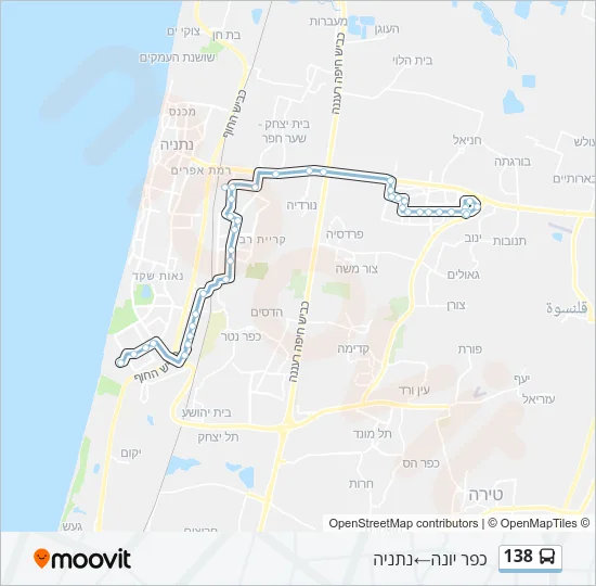 138 Bus Line Map