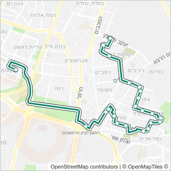 58 Bus Line Map