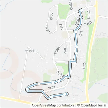 72 Bus Line Map