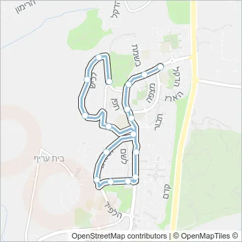73 Bus Line Map