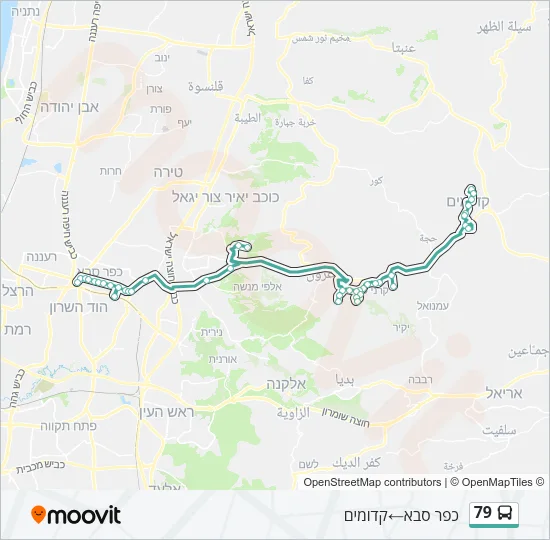 79 Bus Line Map