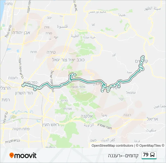 79 Bus Line Map