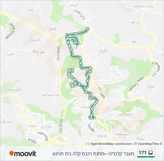 171 Bus Line Map