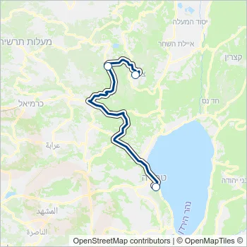 452 Bus Line Map