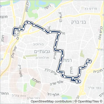 267 Bus Line Map