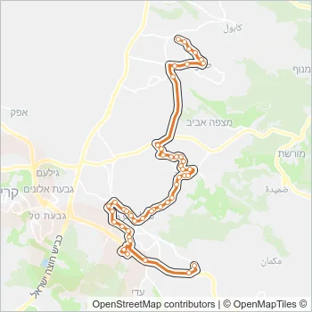 4 Bus Line Map