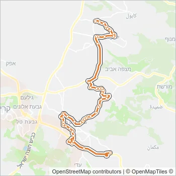 4 Bus Line Map