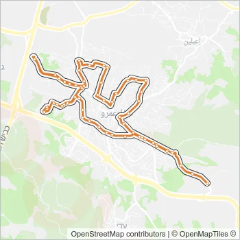 3 Bus Line Map